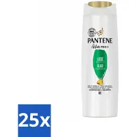 Pantene - Shampooing - Lisse & Soyeux - Nourrit et fortifie - Pour les cheveux crépus - 225 ml - Pack avantage - 25 pièces