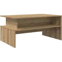 vidaXL Table basse en chêne artisanal 90 X 55 X 42.5 Cm Lumarko