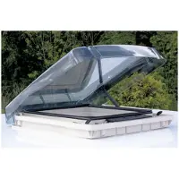 REMIS Lanterneau Redressable Remitop Vario Ii Dimensions 40 X 40 Cm à Manivelle -