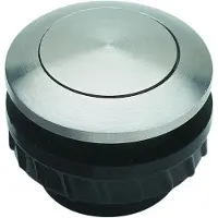 Grothe Bouton-poussoir de sonnette rond 14,5mm PROTACT 110 AL 62002