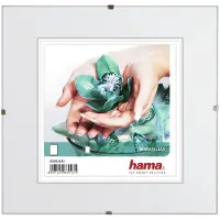 Hama Cadre photo sans bordure Clip-Fix, verre réflexe, 30 x