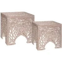 Atmosphera Terre Coffee Table 2 Units Doré