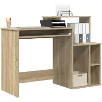 vidaXL Bureau Chêne Sonoma 120,5 x 44 x 88,5 cm Bois composite