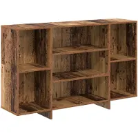 vidaXL Buffet vieux bois 120 x 30 x 75 cm Bois composite