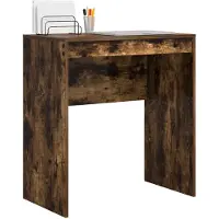 vidaXL Bureau en chêne fumé 70 x 40 x 76 cm