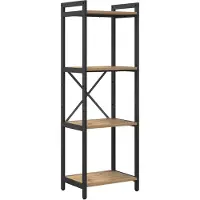 vidaXL Bibliothèque chêne artisanal 40 x 30 x 118 cm Bois d'ingénierie