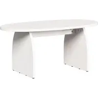 vidaXL Table basse blanche 80 X 40 X 35 cm en bois de pin massif Lumarko !