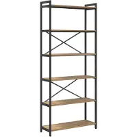 vidaXL Bibliothèque chêne artisanal 80 x 30 x 188 cm Bois d'ingénierie