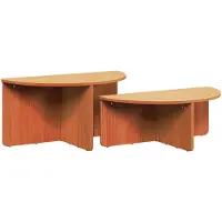 vidaXL Table basse 2 Pcs Wax Brown 79 X 39.5 X 40 Cm Lumarko