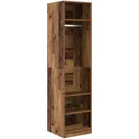 vidaXL Armoire en bois recyclé, 50 x 50 x 200 cm, matériau de bois