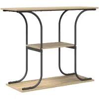 vidaXL Table console Chêne sonoma 101 x 35 x 80.5 cm Bois d'ingénierie