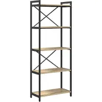 vidaXL Bibliothèque Chêne sonoma 60 x 30 x 153 cm Bois d'ingénierie