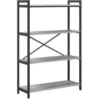 vidaXL Bibliothèque Sonoma gris 80 x 30 x 118 cm Bois d'ingénierie