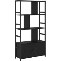 vidaXL Étagère Chêne noir 80 x 30 x 155.5 cm Bois d'ingénierie