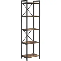 vidaXL Bibliothèque Chêne fumé 40 x 30 x 153 cm Bois d'ingénierie