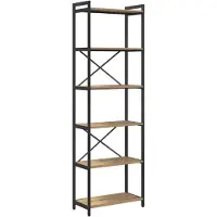 vidaXL Bibliothèque chêne artisanal 60 x 30 x 188 cm Bois d'ingénierie