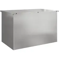 vidaXL Coffre de rangement pour jardin, en acier galvanisé, 80 x 50,5 x 50 cm, capacité de 175 litres