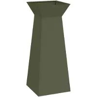 vidaXL Jardinière à pilier Olive 40 x 40 x 100 cm