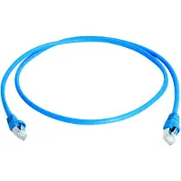 Telegärtner Teleg "rtner Câble patch, cat.6A (profond), S/FTP, 7,5 m, bleu