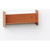 TIPTOE Pli Étagère Murale en Acier Tangerine Red | 45 cm
