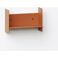 TIPTOE Pli Étagère Murale en Acier Tangerine Red | 30 cm