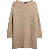 Superdry Robes en maille beige clair