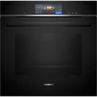 Siemens iQ700, Four à vapeur encastrable, 60 x 60 cm, noir, HS758G3B1