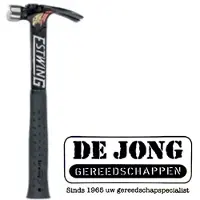 Estwing Ultra Series EB-15SR Straight Claw Hammer EWEEB-15SR Black Shock Reduction Grip, marteau à panne 425 gr
