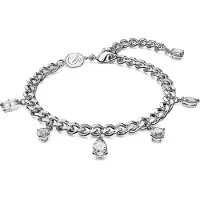Swarovski Dextera Bracelet Différentes coupes Blanc, (20 cm, Métal )