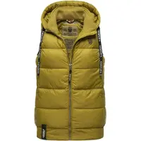 NAVAHOO Gilet 'Kassidy' olive / noir / blanc