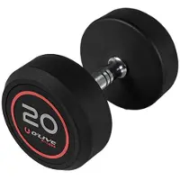 Olive Pro-style Dumbbell 20 Kg Argenté