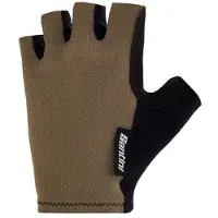 Santini Brisk Short Gloves Marron M