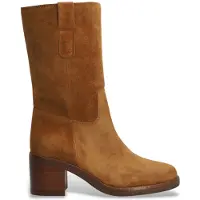 Alpe pour femme. 553011 Bottes en cuir marron Dakota (40), 3 à 5 cm, Fermeture éclair, Casuel