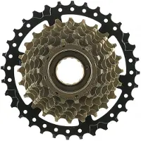 Wag Cassette Freewheel Thread argent 7 vitesses / 14-32 dents argent 7 vitesses