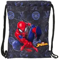 Marvel Sac à dos avec lanières Spider-Man Attack Noir 26 x 34 x 1 cm