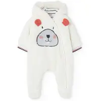 Boboli Play Fur Long Sleeve Pelele Blanc 24 Months Enfants