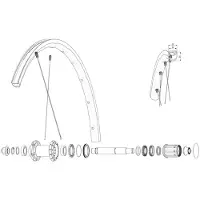 Mavic Jante De Vélo De Route Rear Ksyrium Sl Rb