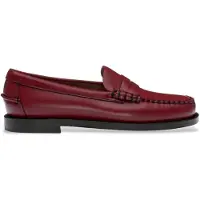 Sebago pour femme. 76112KW Mocassins en cuir Dan Classic marron (38), Plat, Aucun, Casuel, Grenat, Classique