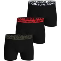 Björn Borg Sous-vêtements de sport gris foncé / rouge / noir / blanc