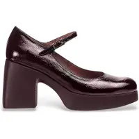 Wonders pour femme. H-4940_2024_9834 Chaussures En Cuir Lady Grenat (41), 5 à 8 cm, Boucle, Casuel