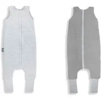 Sleepee Sleeping Bag With Reversible Feet Jersey Cotton Gris M Enfants