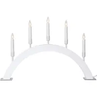 Star Trading 214-47, Figure décorative lumineuse, Blanche, IP20, Blanche, 5 ampoules, E10