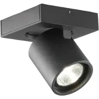 LIGHT-POINT Plafonnier , dimmable, Noir, Salon / séjour, Aluminium