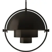 Gubi Multi-Lite Suspension Black Brass | Black Brass | Small