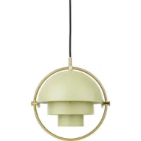 Gubi Suspension , Multi-Lite, dimmable, Beige, Salon / séjour, Métal, Design