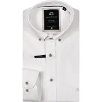 Giordano Ivy Regular Fit Chemise en jersey blanc, Unicolore