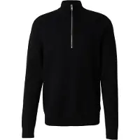 Lindbergh Relaxed Fit Troyer noir, Unicolore