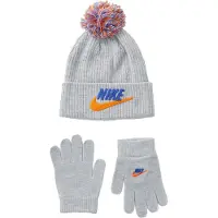 Nike Kids Nan Club Chenille Peak Beanie Gris 4-7 Years Enfants