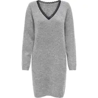ONLY Robes en maille 'ONLTAMMY' gris clair