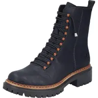 Rieker Damen Stiefelette gefüttert Schwarz